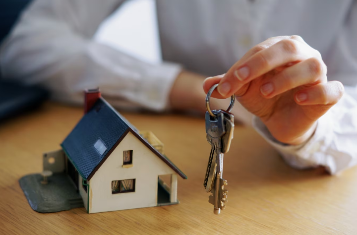 Realtor Holding House Keys